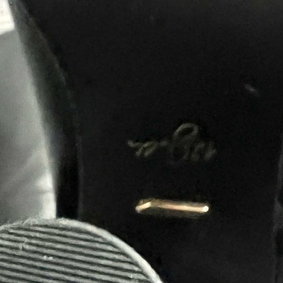 The 42 Gold Kolby Black Leather Pointed-Toe Boots - Picture 8 of 12